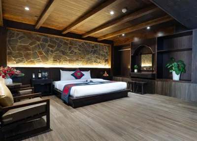 Camera matrimoniale Deluxe con vasca — TIME Restaurant & Homestay Sa Pa