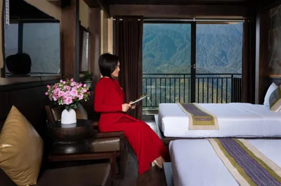 Camera familiare con vista sulle montagne — TIME Restaurant & Homestay Sa Pa